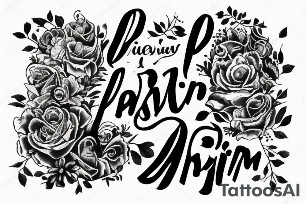 Черная руна tattoo idea