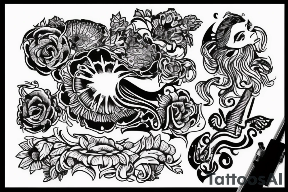 Черная руна tattoo idea