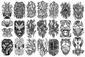 Rumb forest tattoo idea