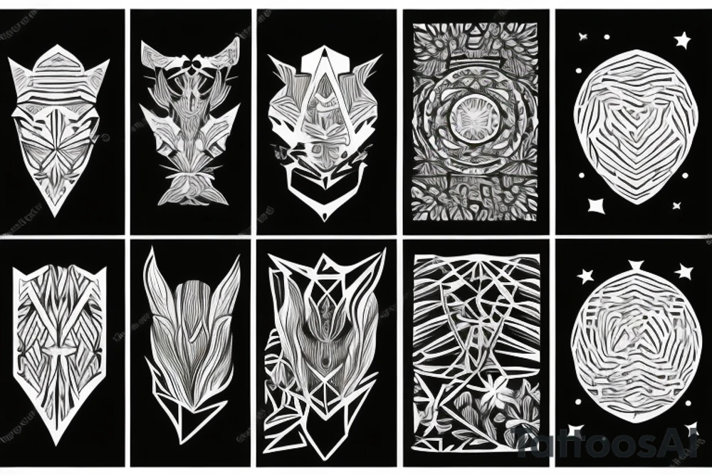 Rumb forest tattoo idea