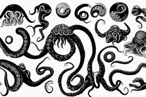 octopus arm tattoo idea