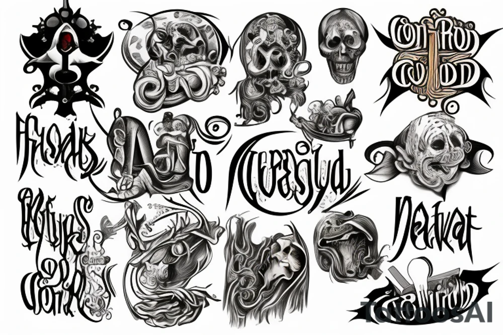 first word of god tattoo idea