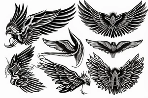 Wings of freedom tattoo idea