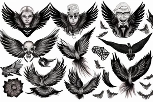 Wings of freedom tattoo idea