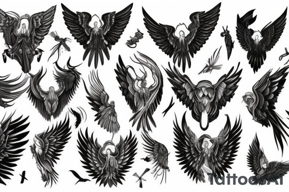 Wings of freedom tattoo idea