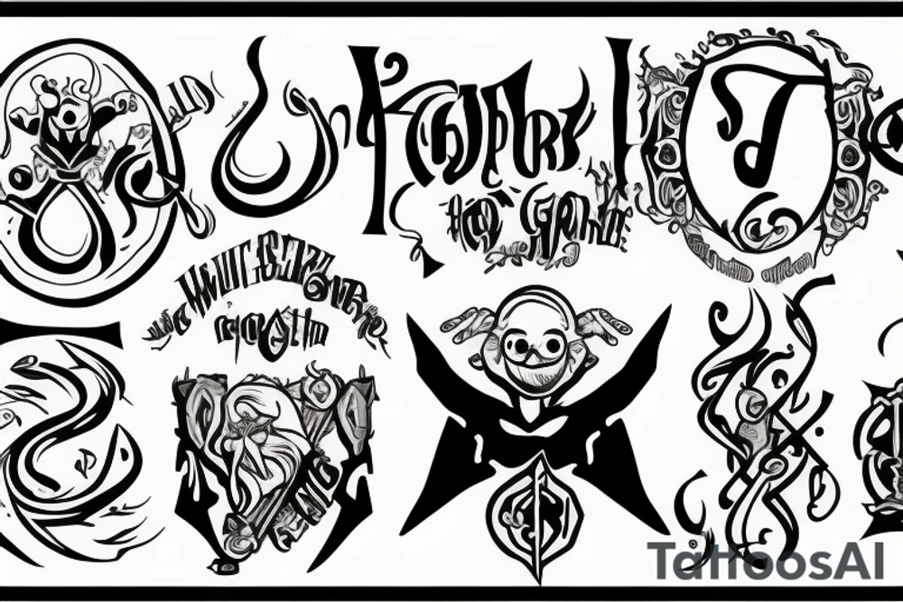 first word of god tattoo idea