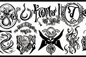 first word of god tattoo idea