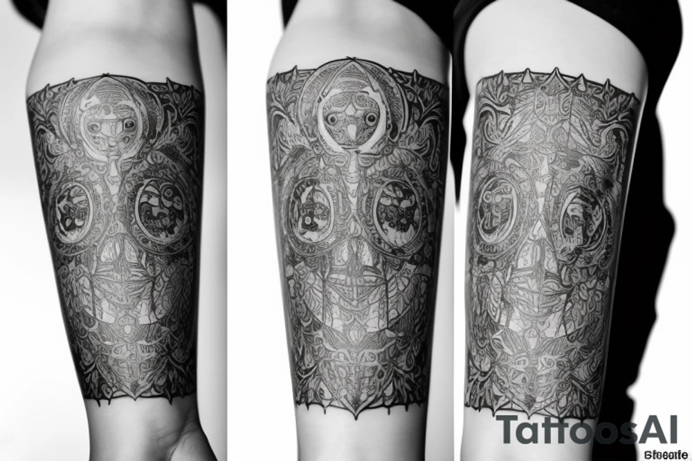 Черная на предплечье tattoo idea