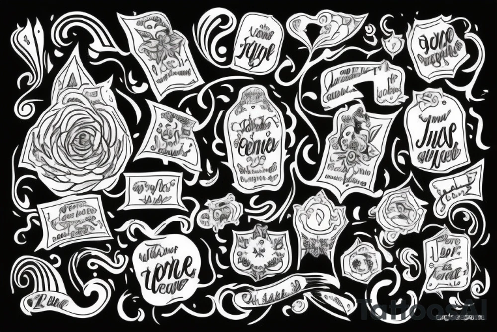 A tatto text : " je pense donc je suis." tattoo idea