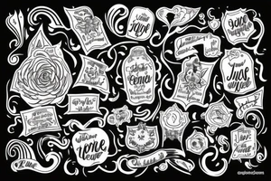 A tatto text : " je pense donc je suis." tattoo idea