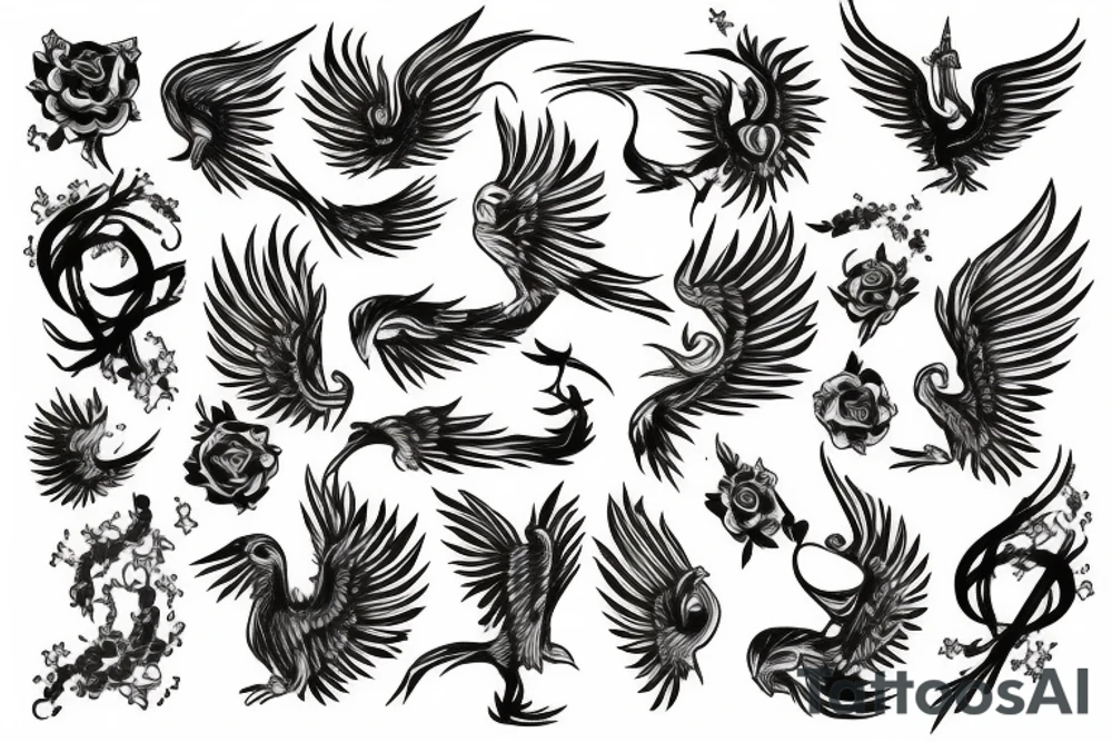 phoenix tattoo idea