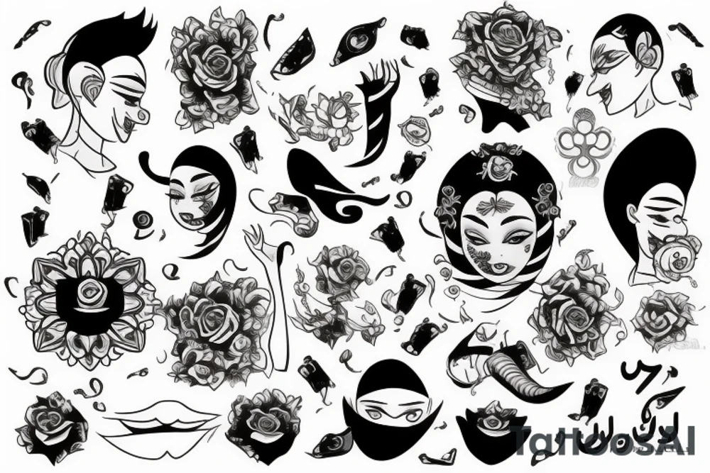 درخت نخل tattoo idea