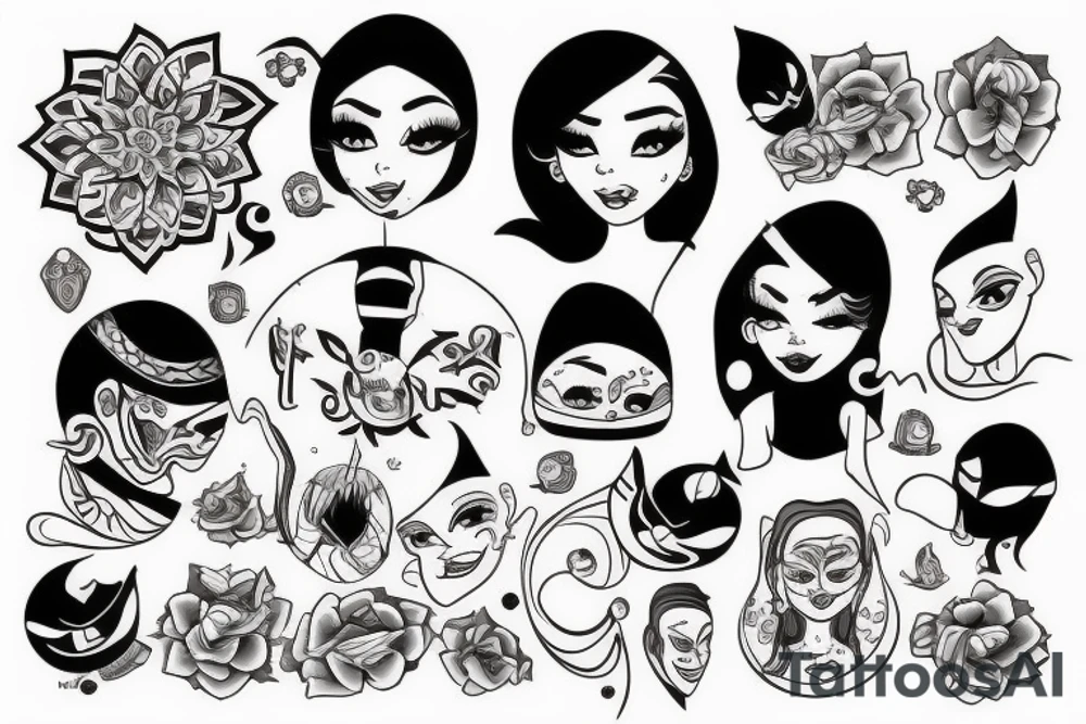 درخت نخل tattoo idea