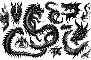 Bad dragon tattoo idea