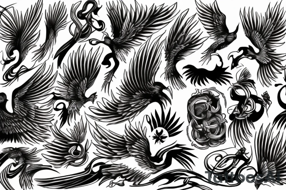 phoenix tattoo idea