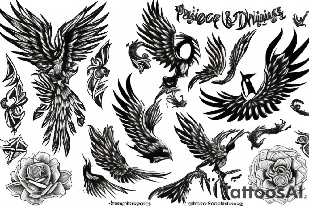 phoenix tattoo idea
