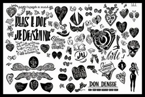 text : je pense donc je suis tattoo idea