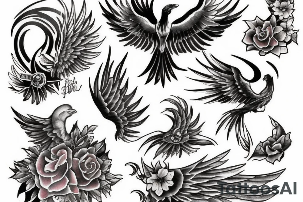 phoenix tattoo idea