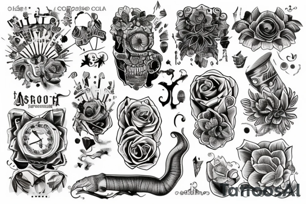 Огромная моль обнимает лампу tattoo idea