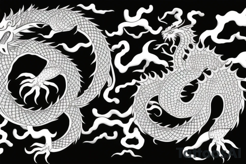 Chinese Dragon tattoo idea
