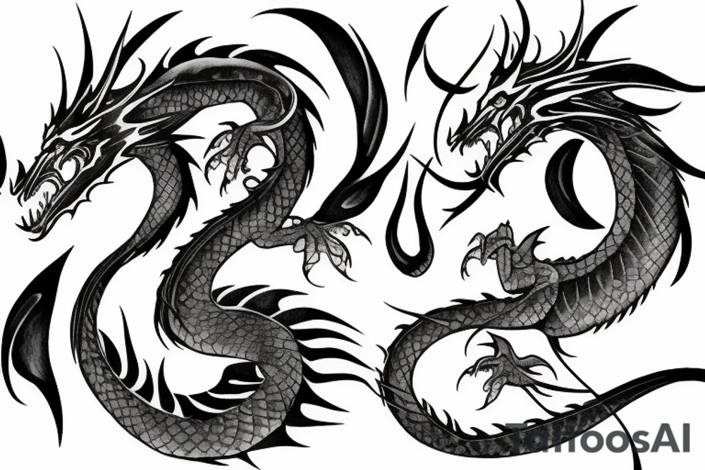 Dragon tattoo idea