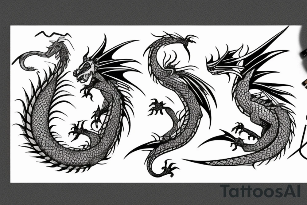 Dragon tattoo idea