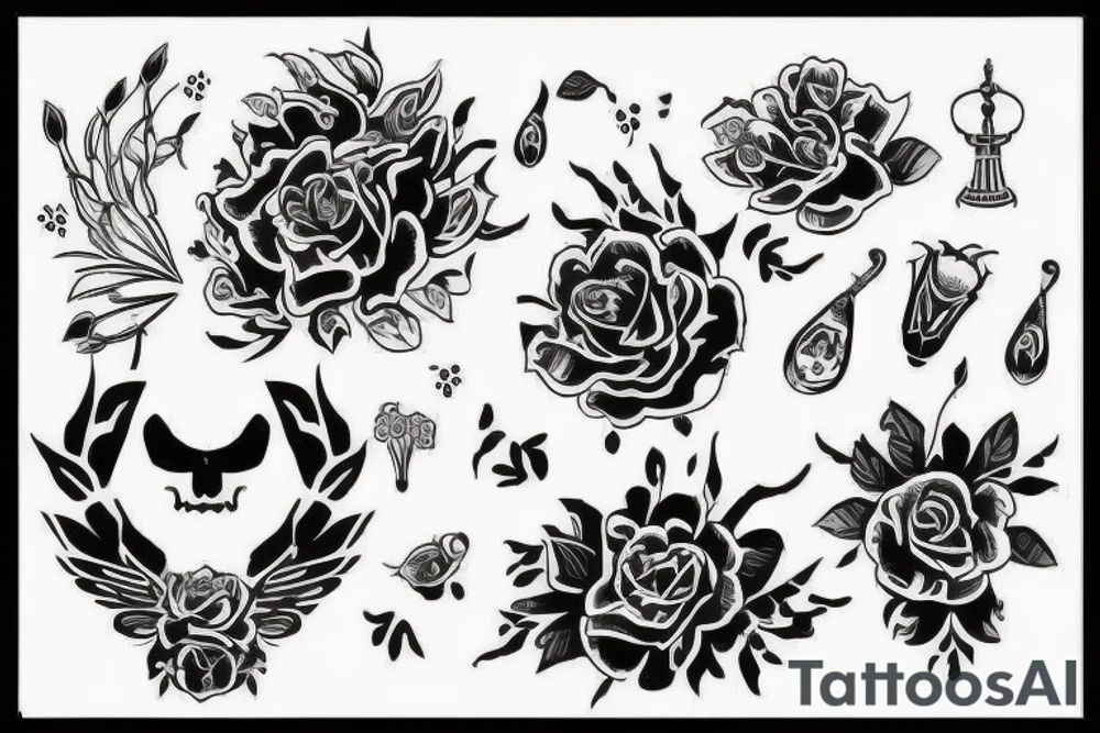 сочетание бесконечности силы и уверенности tattoo idea