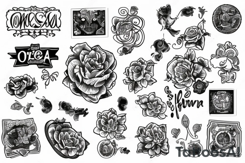 stamp "особенный" tattoo idea