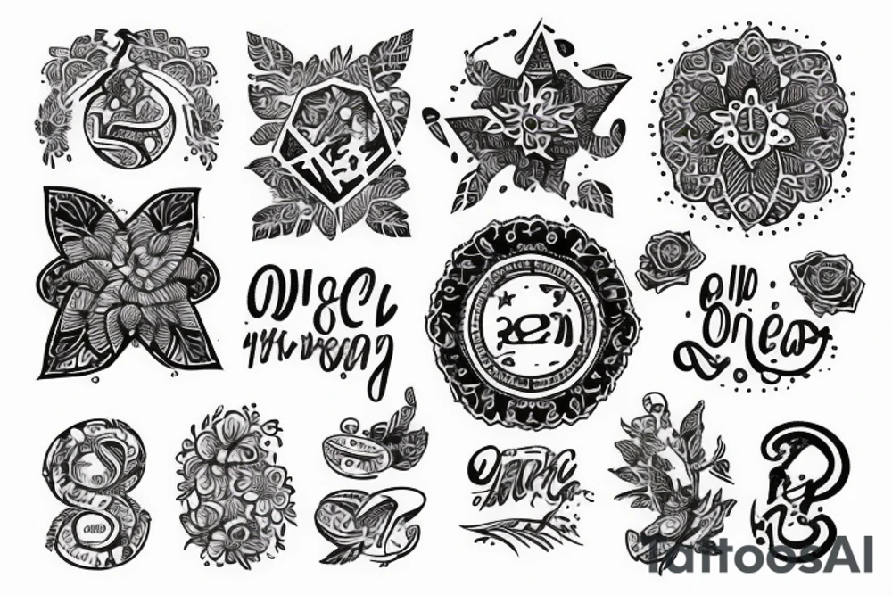 stamp "особенный" tattoo idea