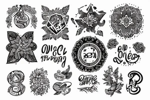 stamp "особенный" tattoo idea