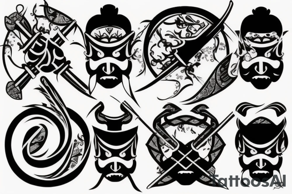 samurai tattoo idea