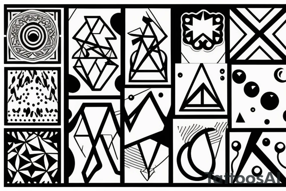 Shapes tattoo idea