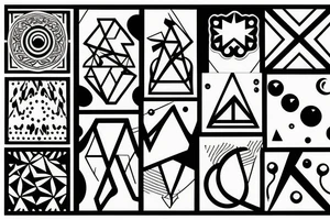 Shapes tattoo idea