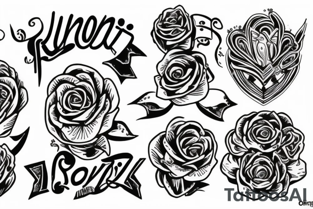 Just text ПОМНИ tattoo idea