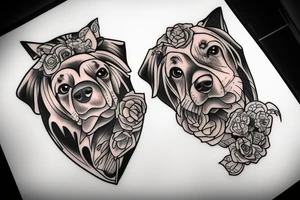 Dogs tattoo idea