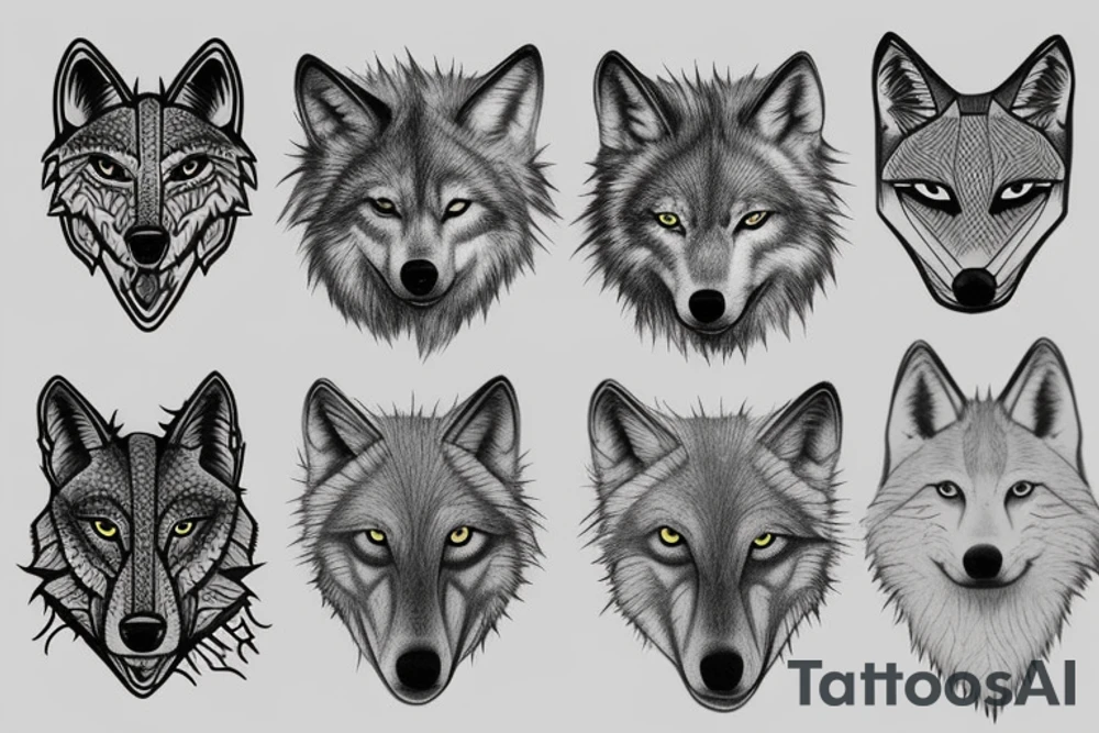 Wolf 🐺 tattoo idea