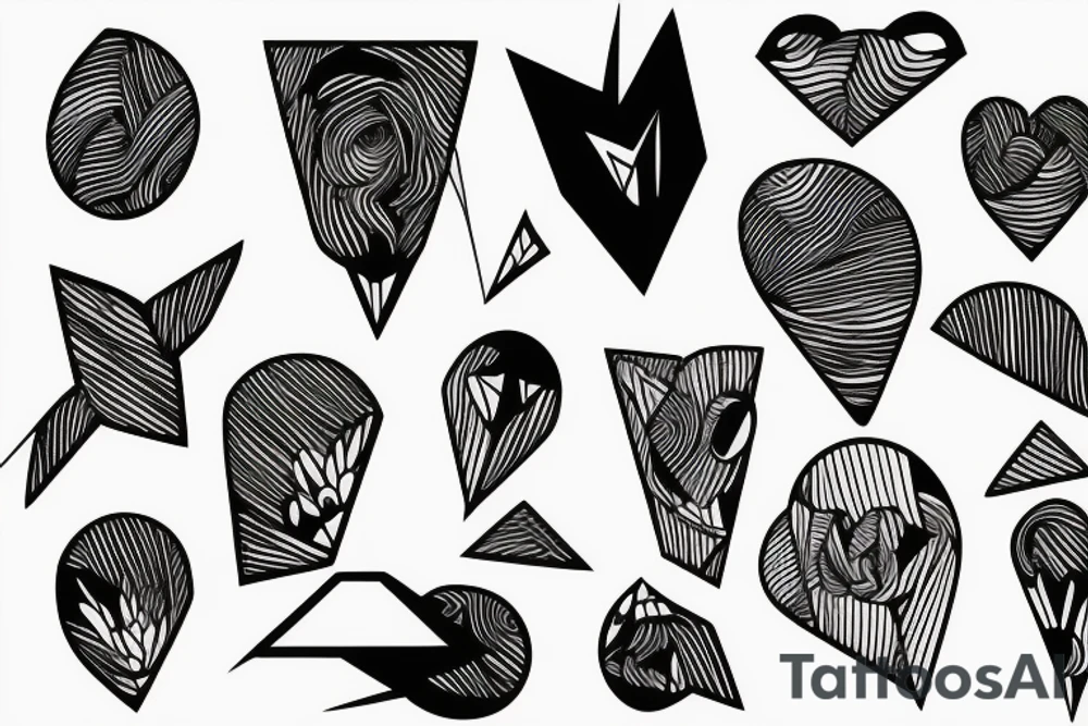 Graphics, microrealism, lines, thin lines tattoo idea