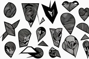 Graphics, microrealism, lines, thin lines tattoo idea