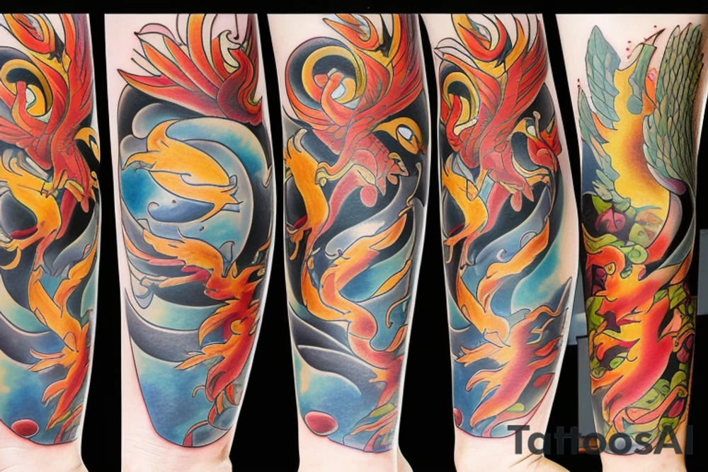 phoenix tattoo idea