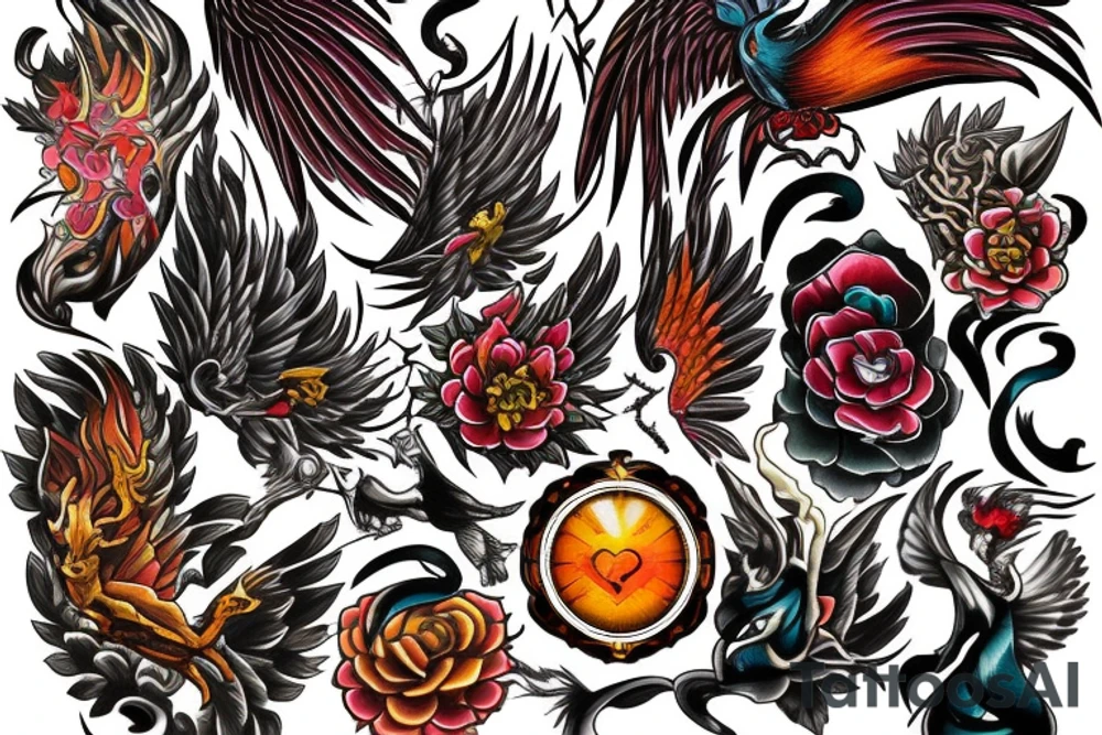 phoenix tattoo idea