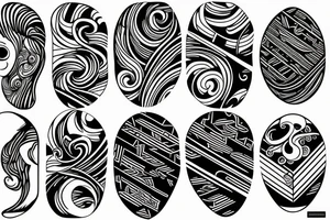 Graphics, microrealism, lines, thin lines tattoo idea