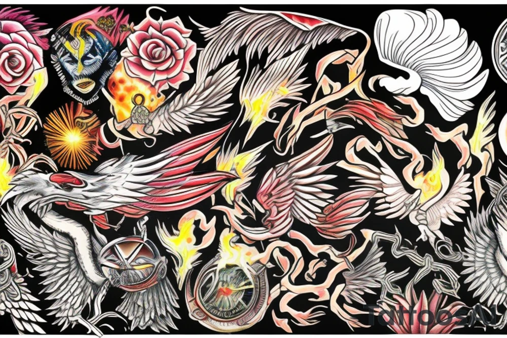 phoenix tattoo idea