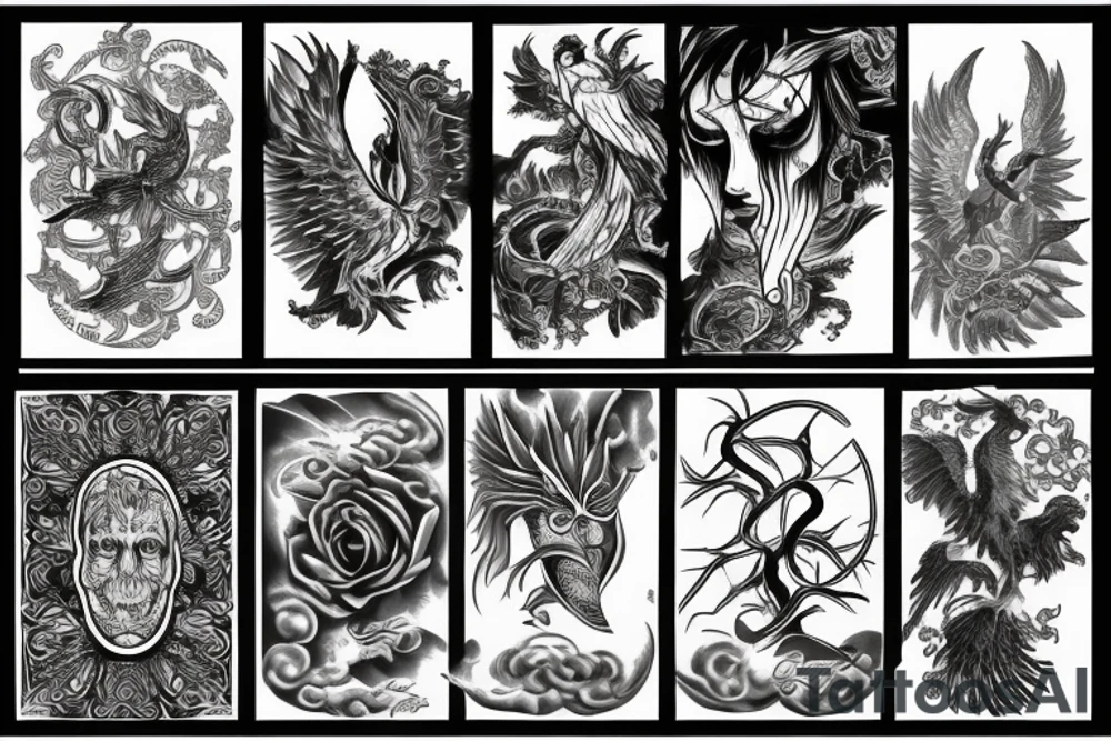 phoenix tattoo idea