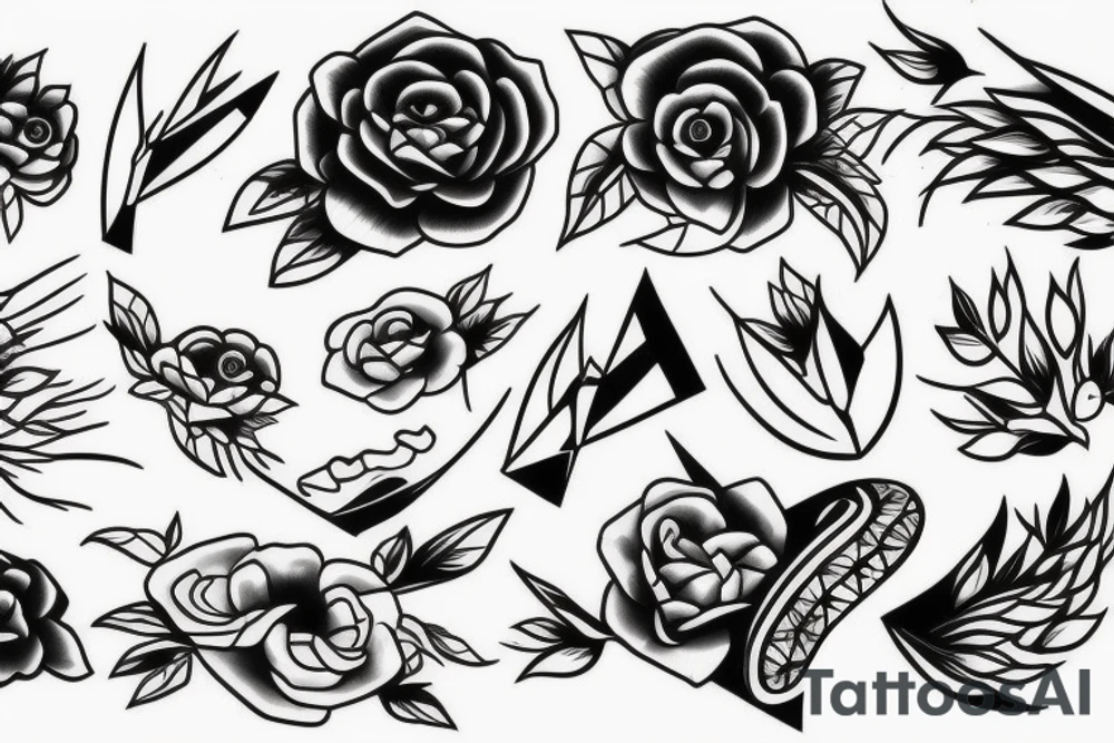 Graphics, microrealism, lines, thin lines tattoo idea