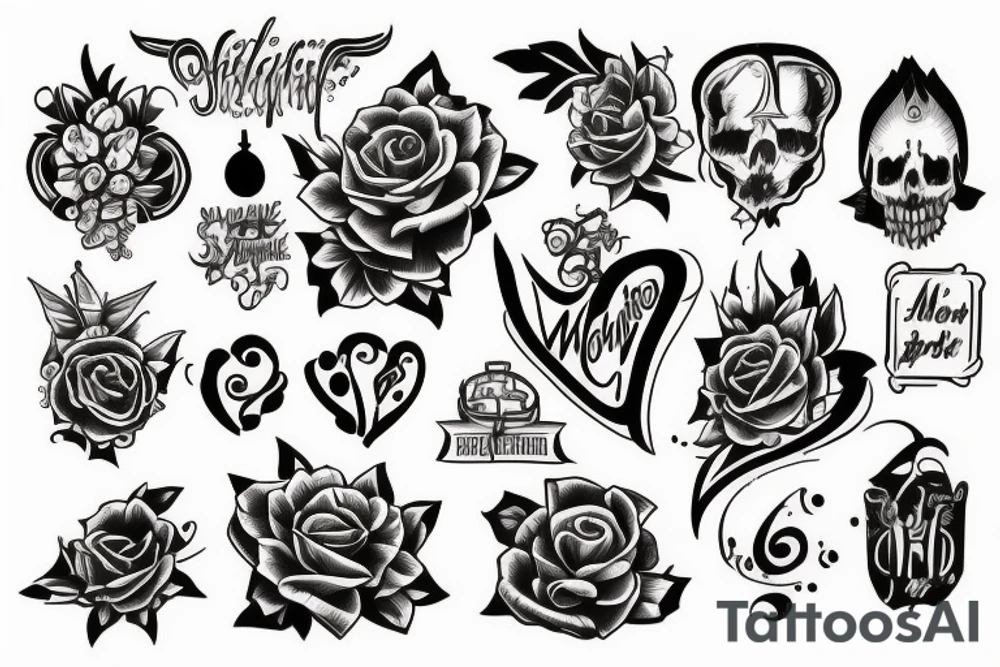 a tattoo with this word: "MobiTattoo" tattoo idea