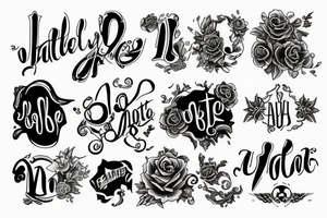 a tattoo with this word: "MobiTattoo" tattoo idea