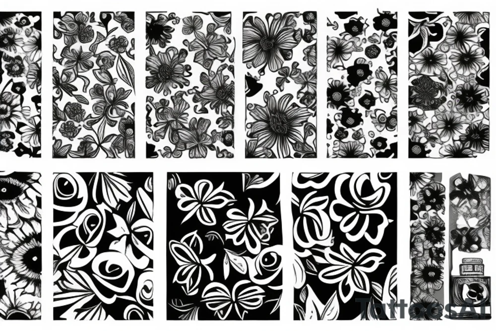 Flower tattoo idea