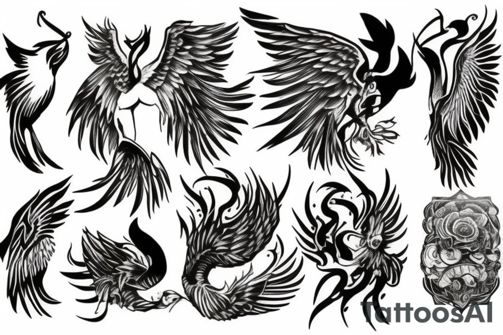 phoenix tattoo idea