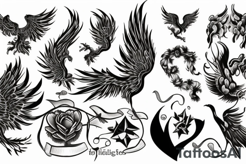 phoenix tattoo idea