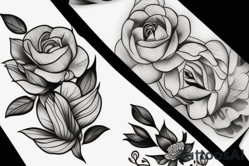 Flower tattoo idea
